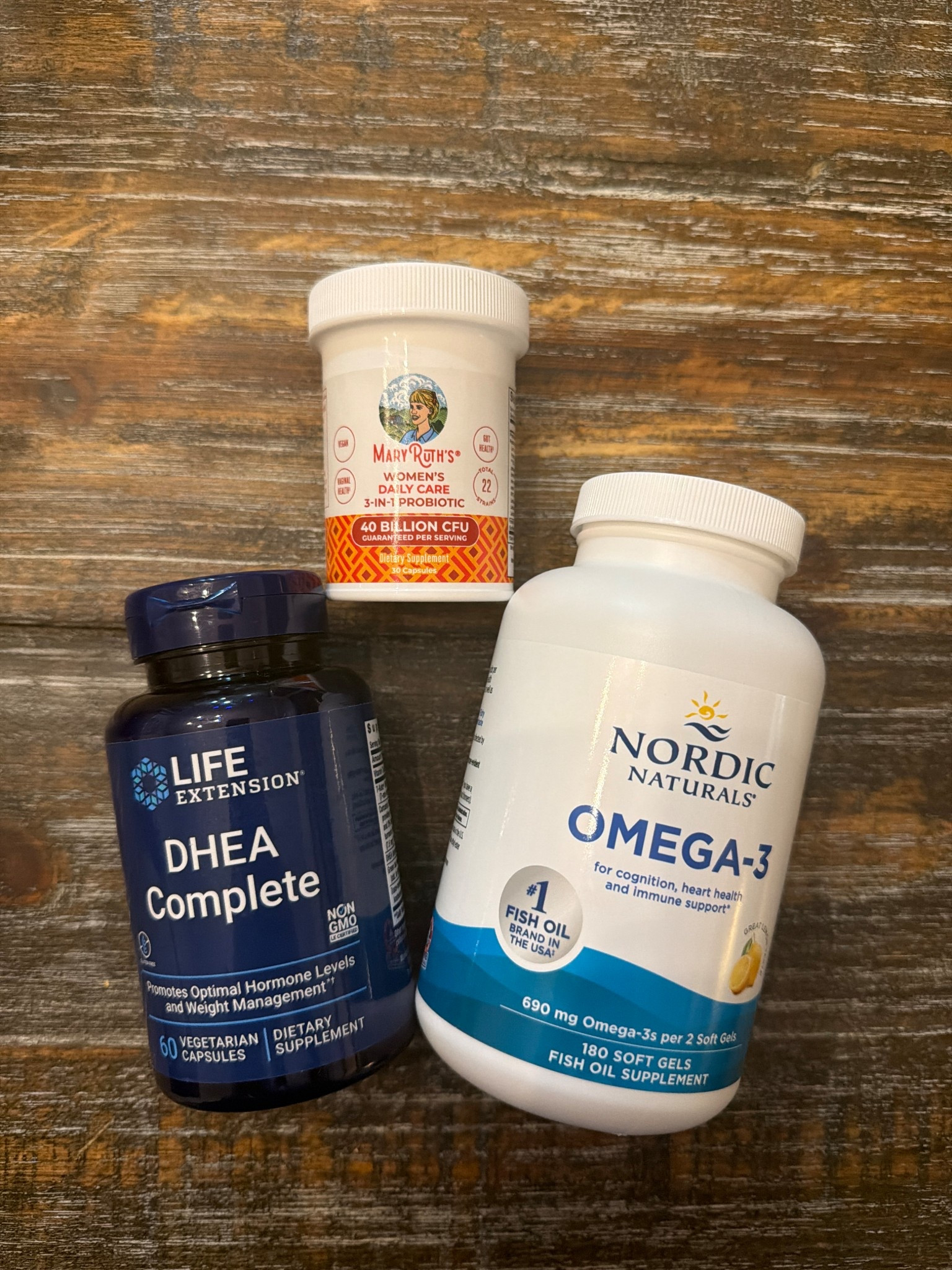 If you saw my post on Facebook, I am having to switch up my daily regimen because I don't want to spend over $500 on Mary Ruth 🥺. I am going to switch as I run out. I downloaded and paid for the SuppCo app because I was tired of guessing. (I can see if there is a link. I was taking a prescribed vitamin and a well-known vitamin from Amazon for MONTHS. I was still not feeling better, so I scanned them into the system and found out the Amazon one failed several tests, and the other one was stacked with fillers. No wonder I was not feeling better. 😮‍💨 I was able to set what I wanted to focus on ( cortisol, hair/skin/nails, focus, essential woman in 30s, heart health, and hormones). It not only tells me what I need, but it creates a stack and gives me pointers on how to make it work for me. It tells me what to replace to make it better, and there is so much information! I’m really impressed, and I think, a little at a time, I will be able to make switches. I’m taking all of my Rowe Casa, and I’ll finish my other until I run out. I will share what I replace it with. Know that we are all different, and I am not a medical provider. 🩷 Here are three I am starting with. 
Mary Ruth 3-in-1 Probiotic- (7-GOOD) will be replaced when I’m out, but it meets all of my needs for hormones, stress, and weight management. 
OMEGA-3 (8.44-VERY GOOD) Nordic Naturals is known for vigorous testing, purity standards, and clean sourcing. This fish‑oil supplement delivers 690 mg of total omega‑3 fatty acids per 2‑softgel serving
DHEA Complete (8.31-VERY GOOD) Life Extension DHEA Complete is a multi‑ingredient supplement combining DHEA, 7‑Keto DHEA, and several antioxidant/botanical compounds. It is commonly chosen by users seeking to support normal hormone balance, energy, and metabolic health. 
What I love about the APP is that it has a built-in system that lets you ask questions and provides information about each product, your goals, and potential changes to support your best stack! IT IS WELL WORTH THE MONEY! I’m tired of guessing! Message for APP link! 

#LTKselfcare #LTKdayinmylife #LTKfitnessgoals