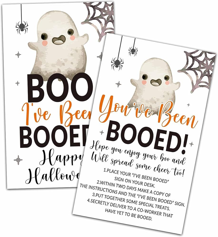 You've Been Booed Halloween Party Games, I've Been Booed Halloween Signs, Halloween Games for Nei... | Amazon (US)