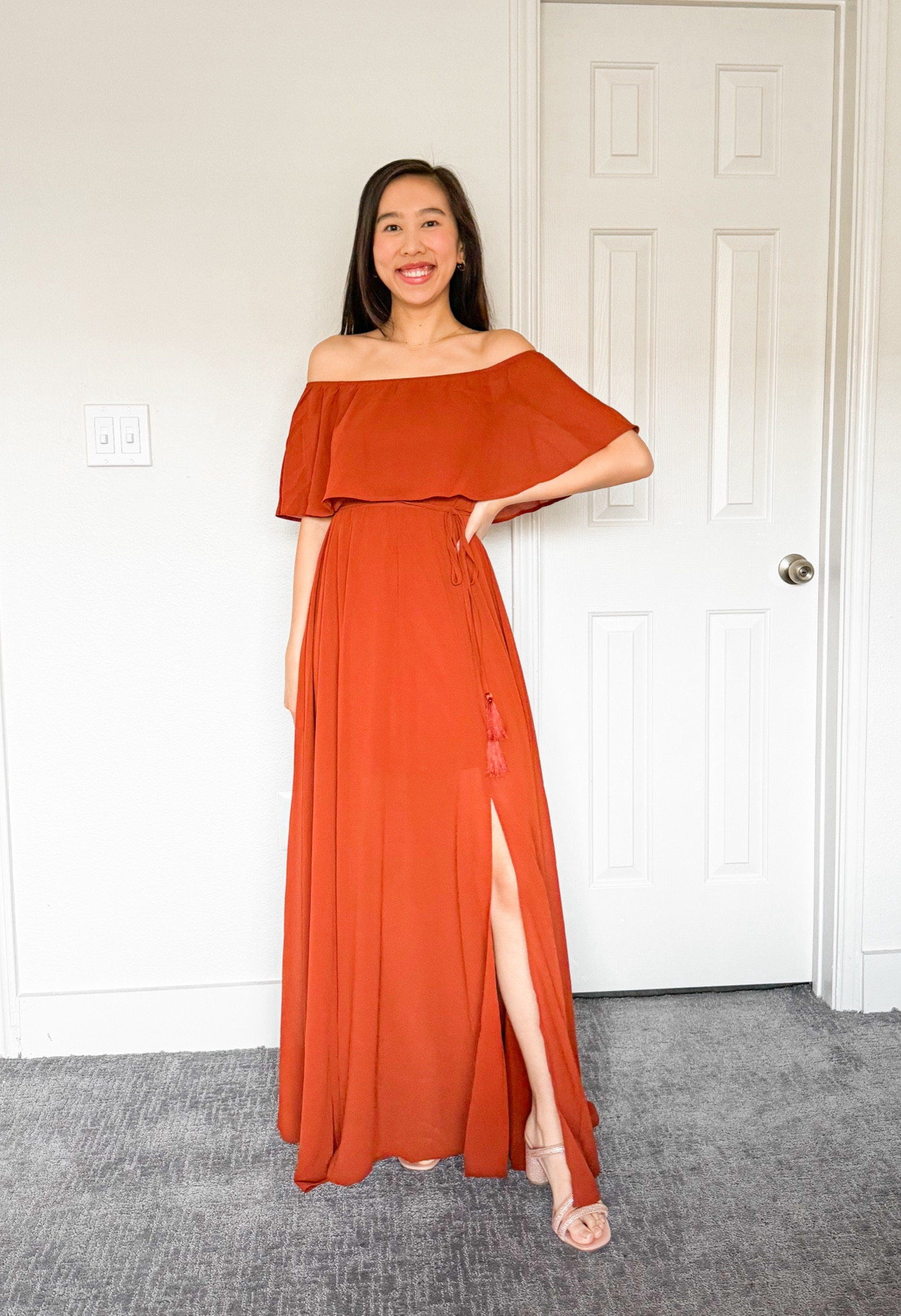 Dress (XS), formal dress, wedding guest dress, bridesmaid dress, maxi dress, spring dress 

#LTKwedding #LTKSeasonal #LTKfindsunder100