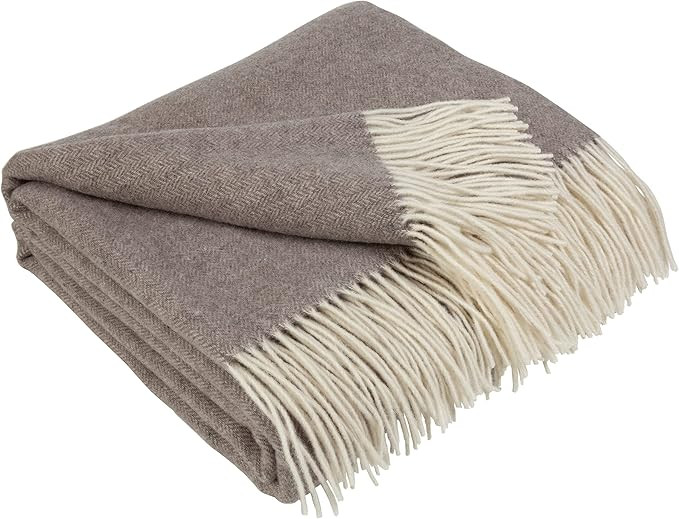 LYHome Cashmere Blanket with Merino - Luxury Wool Throw Soft Cozy and Warm, Decorative Throws Cou... | Amazon (US)