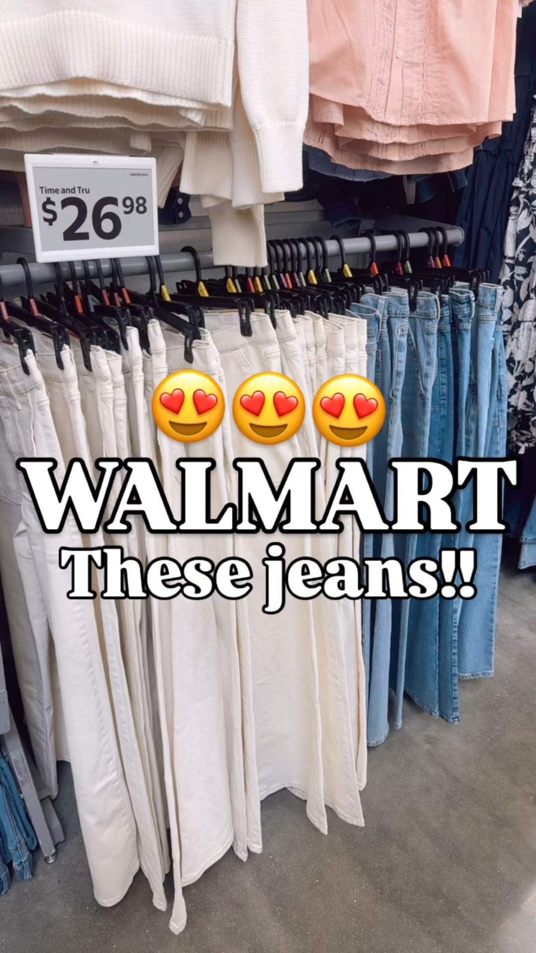 And you won’t believe the prices!!! Wide leg, flare, barrel, cuffed… she’s got em all & we’re in loveeee! 😍

Walmart
Jeans
Time and true
Denim

#walmartpartner #denim #jeans #closetstaples #walmartfashion 