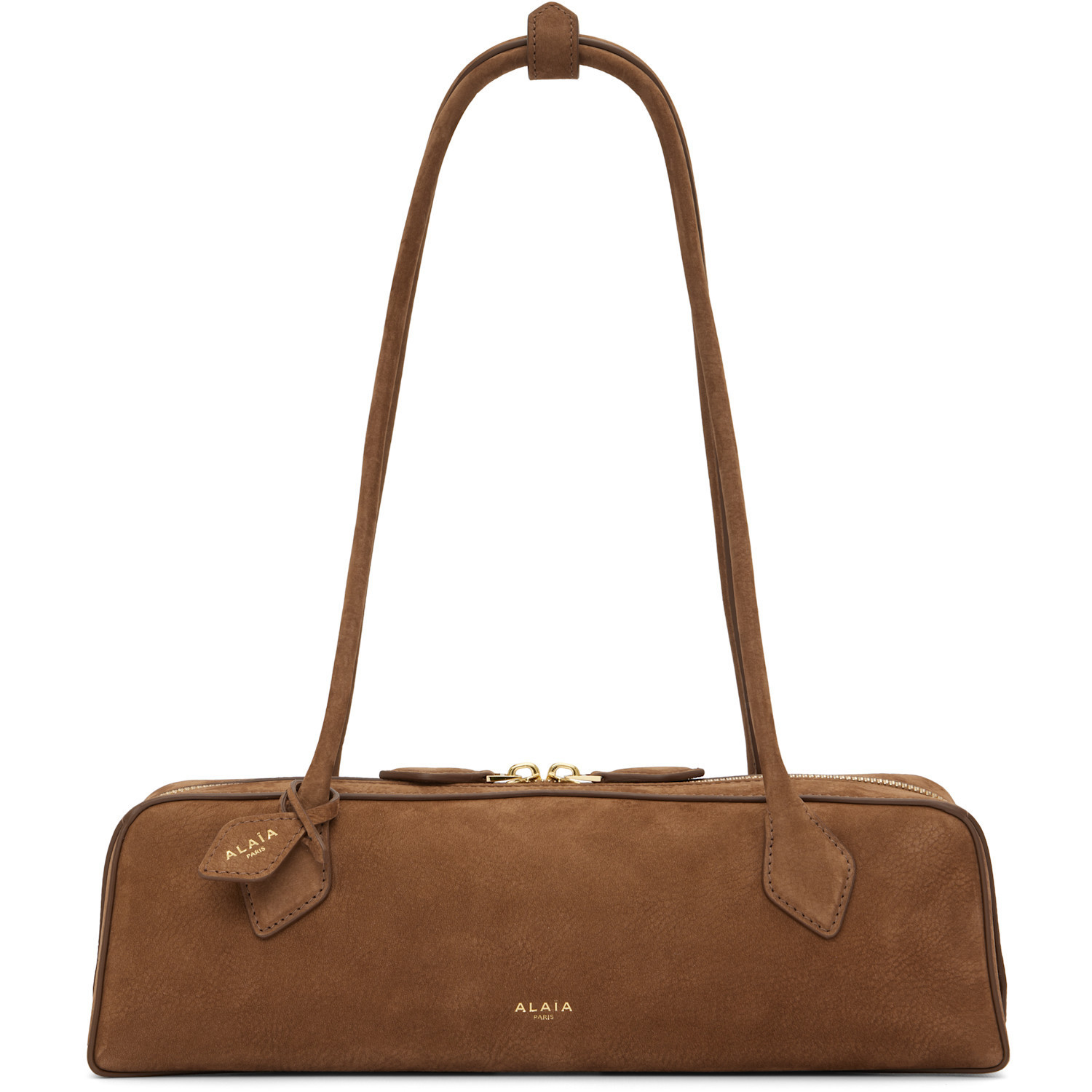 ALAÏA Brown 'Le Teckel' Medium Bag | SSENSE