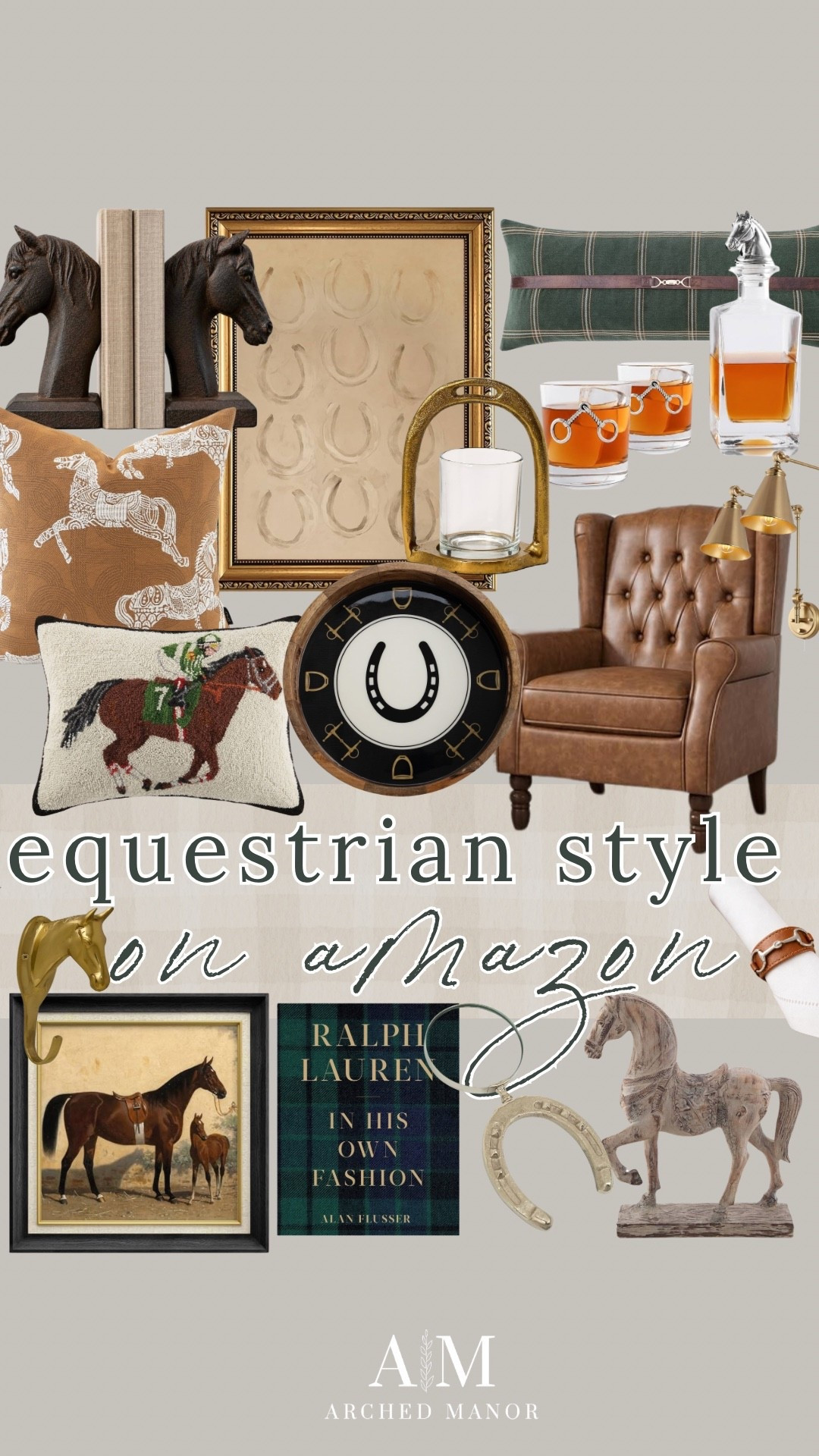 Loving these equestrian-inspired home finds! 🐎

#LTKSeasonal #LTKHome