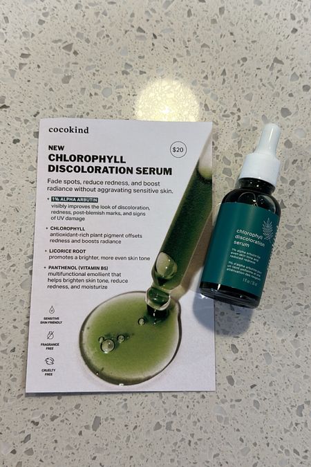 New Cocokind chlorophyll discoloration serum!!! Clean beauty!! $20 serum! 

#LTKFind #LTKbeauty #LTKunder50