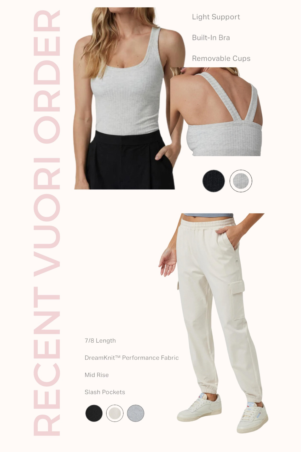 My Vuori order ! Smalls in the joggers and medium in the top!