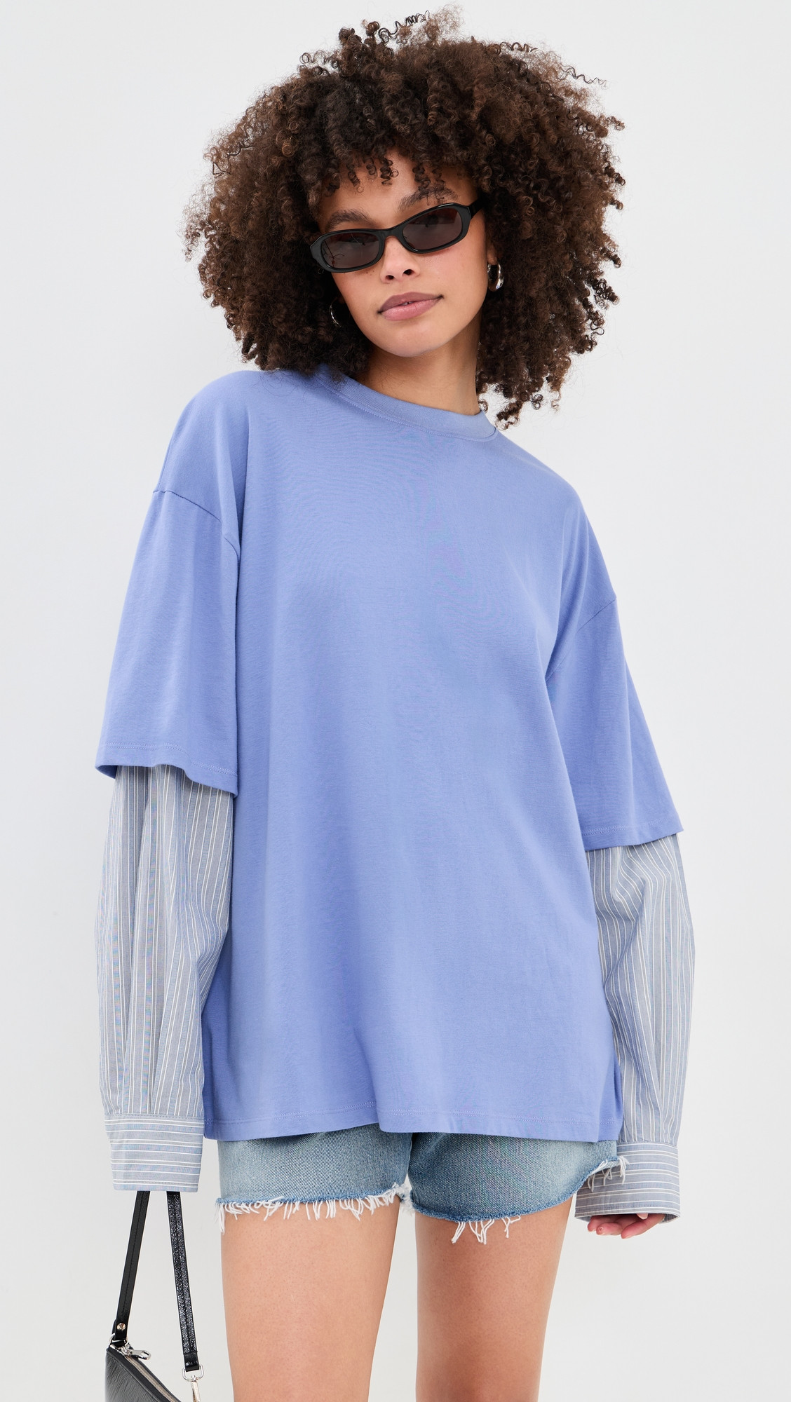 Lioness Bottega Layered Shirt Persian Jewel L | Shopbop