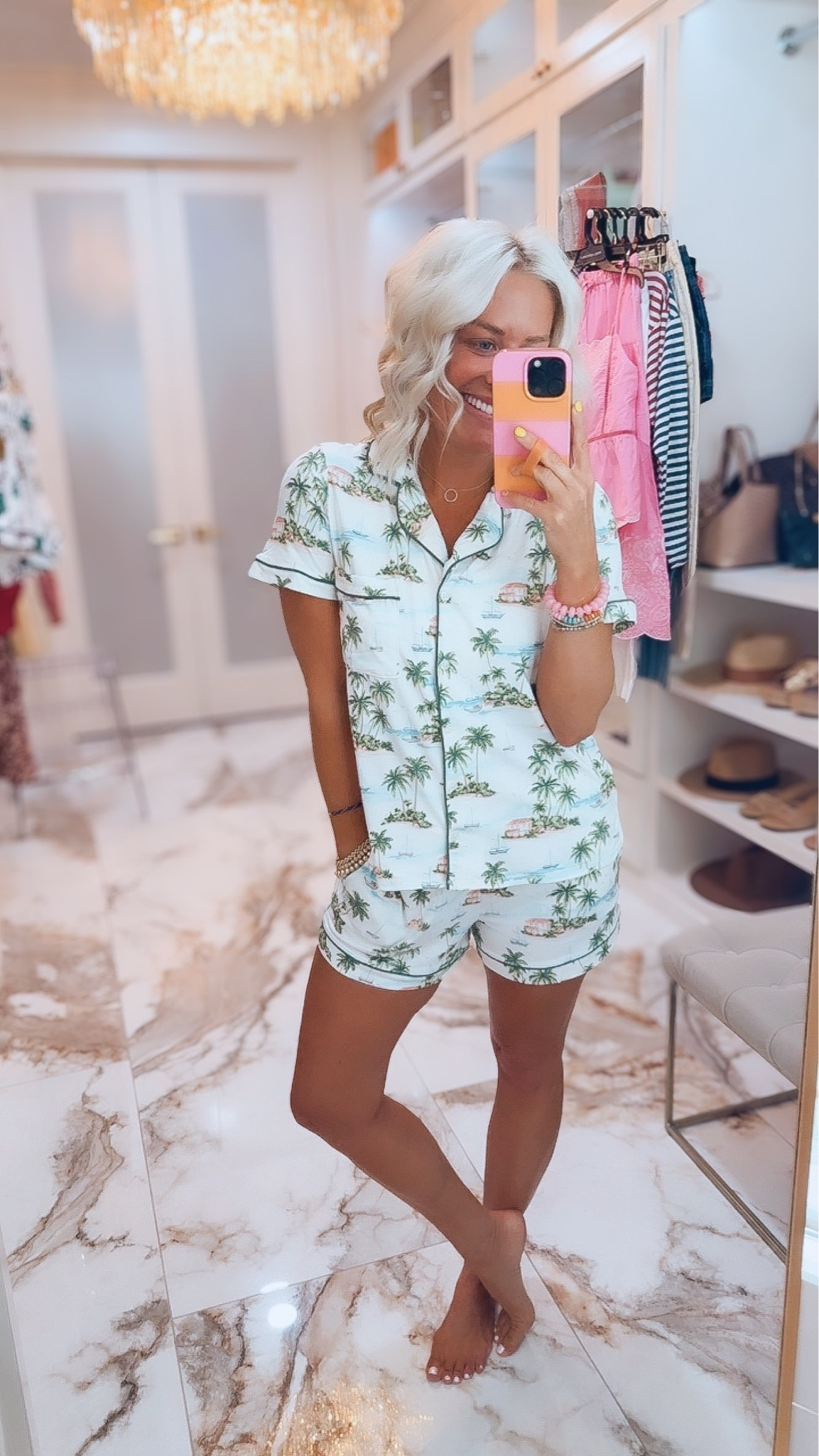 Our favorite pajamas in new summer prints! I prefer size medium