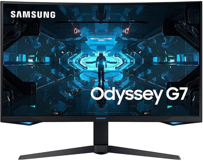 SAMSUNG Odyssey G7 Series 27-Inch WQHD (2560x1440) Gaming Monitor, 240Hz, Curved, 1ms, HDMI, G-Sy... | Amazon (US)
