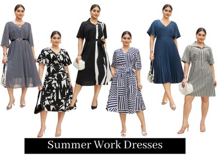 "Stay cool and stylish this summer with lightweight, breathable work dresses that effortlessly transition from office chic to evening elegance." #SummerFashion #WorkWear #StyleOver50 #TrinaTips

#LTKWorkwear #LTKStyleTip #LTKFindsUnder50
