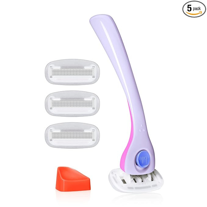 Billie Razors for Women Shave Kit – Women’s Razor + 4 x 5-Blade Razor Refills + Magnetic Hold... | Amazon (US)