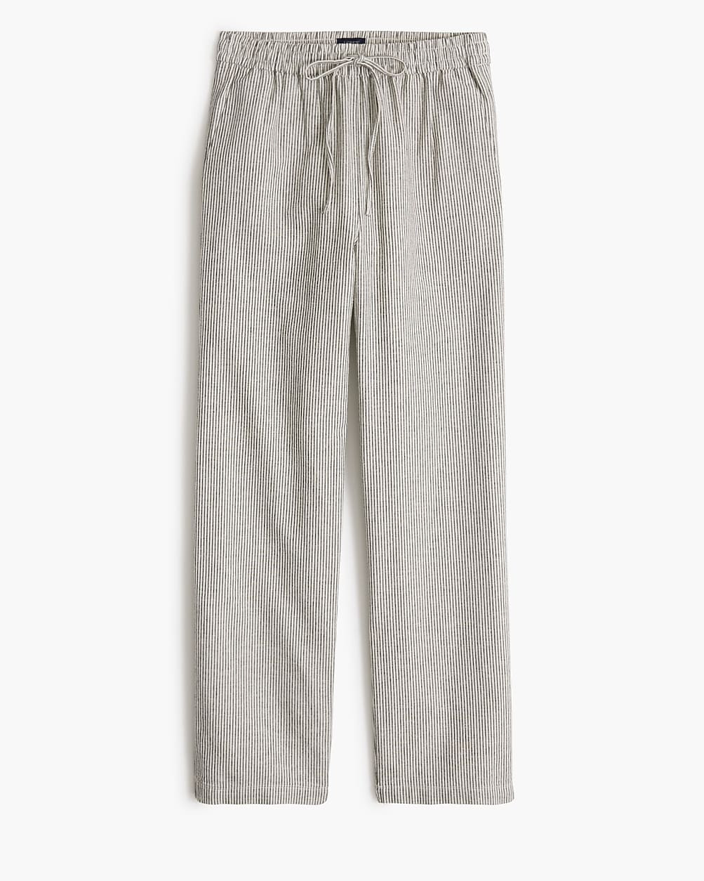 Linen-blend slim wide-leg drawstring pant | J.Crew Factory