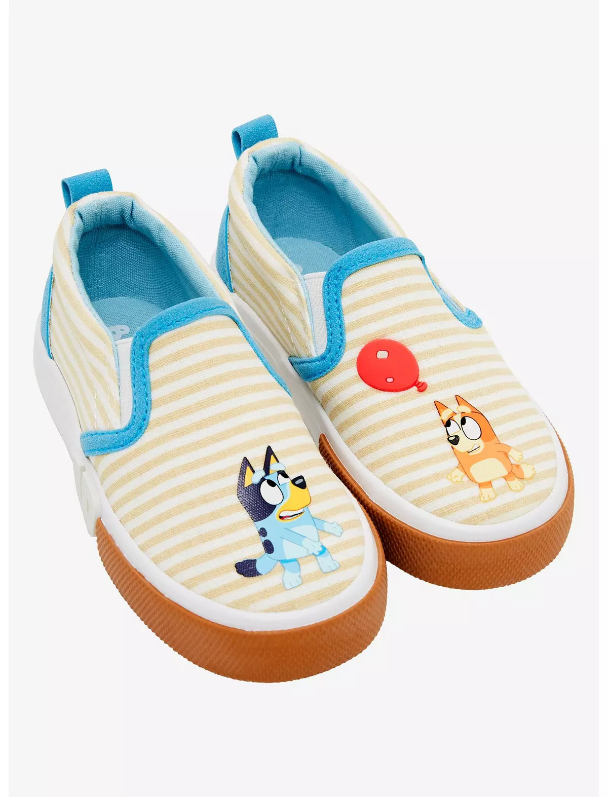 Bluey Striped Bluey & Bingo Toddler Slip-On Shoes | BoxLunch