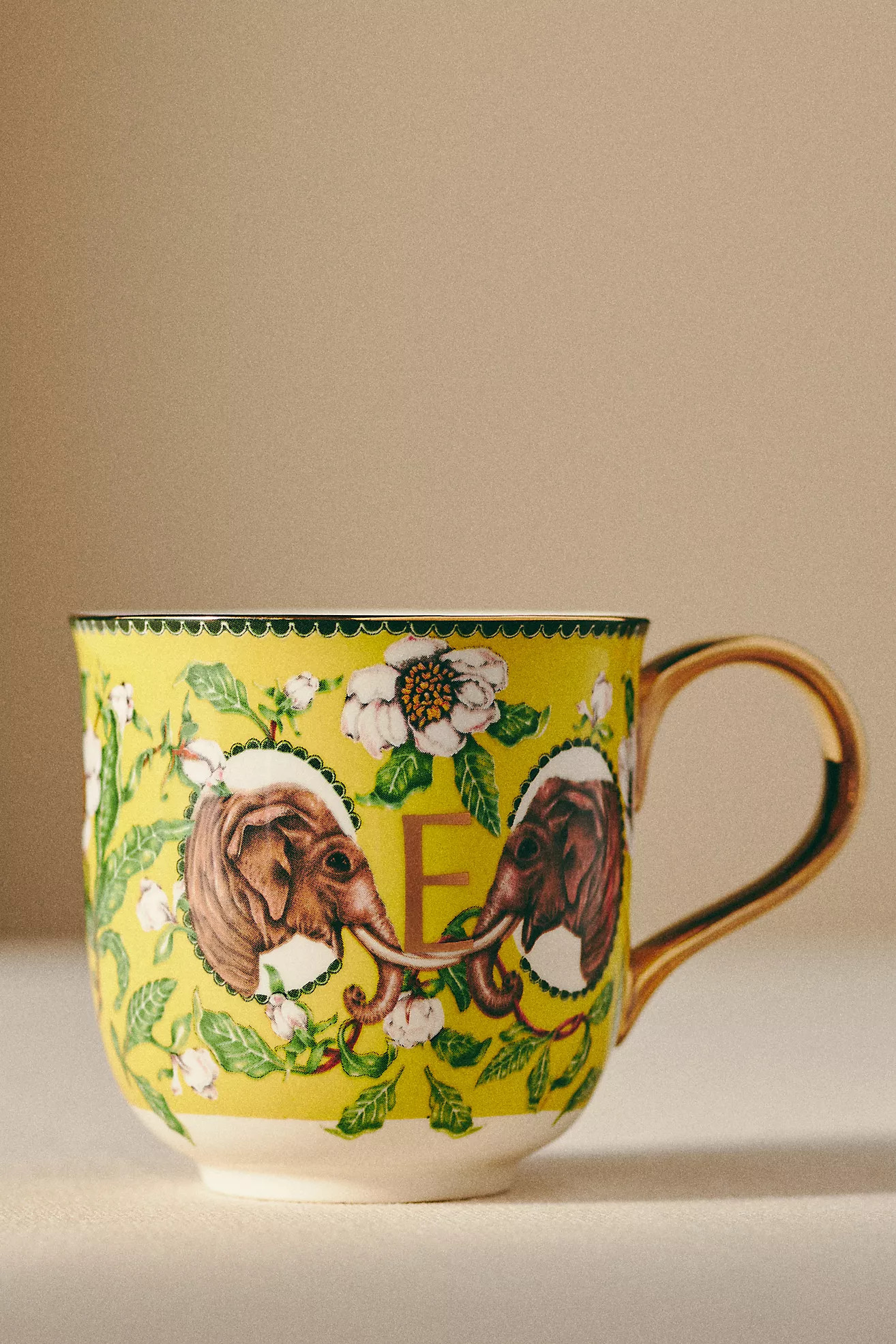 Lou Rota Nature Table Monogram Mug | Anthropologie (US)