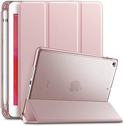 INFILAND iPad Mini 5 2019 Case with Pencil Holder, Ultra Slim Lightweight Stand Case with Translu... | Amazon (US)