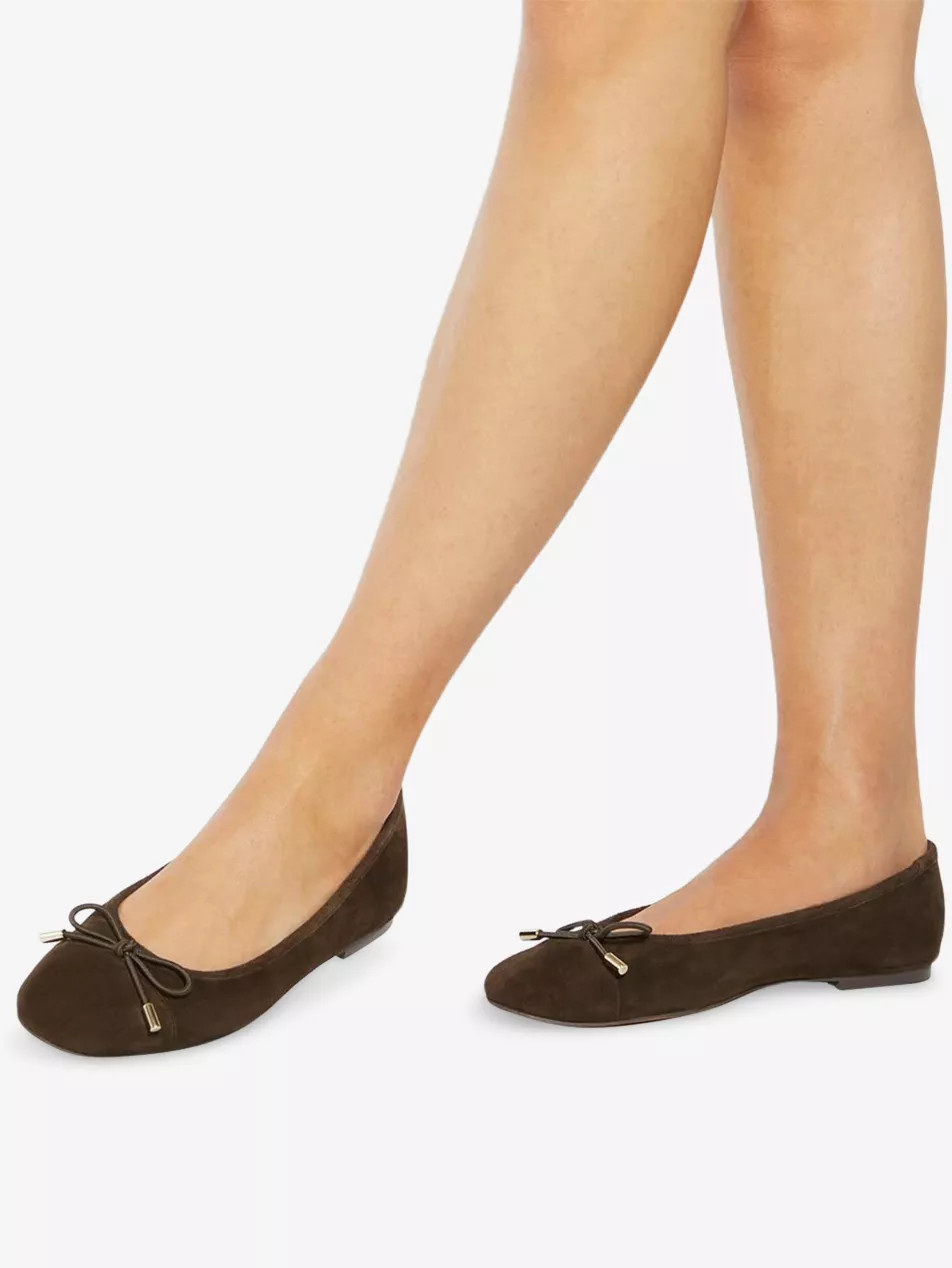 Highest Standard-Fit Suede Ballet Flats | Selfridges