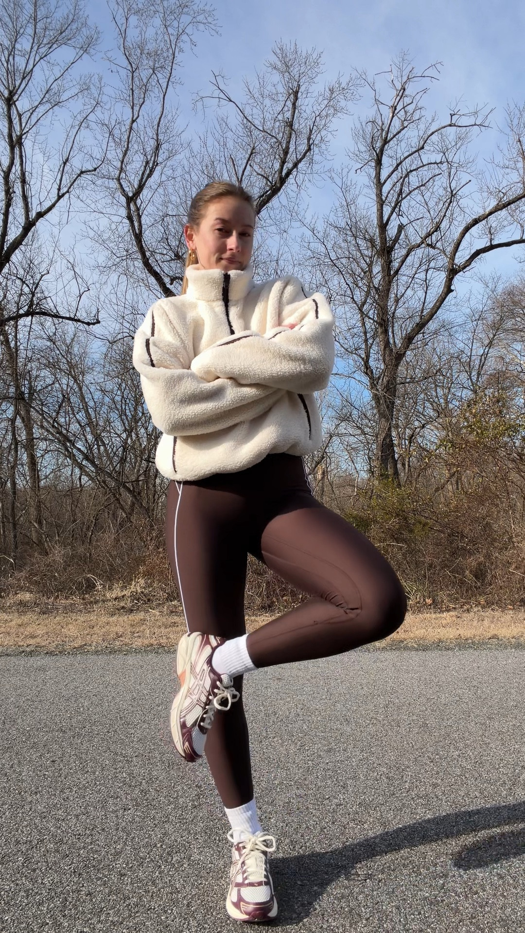 1/24/26 #abercrombiepartner what to wear: yoga & errands ☕️ Partnering with Abercrombie for my yoga + errands outfit. Wearing my Abercrombie YPB brown activewear set (size XS top + bottom) and this super cozy Abercrombie cardigan (size small) @abercrombie

#LTKActive #LTKfitnessgoals #LTKmorningroutine