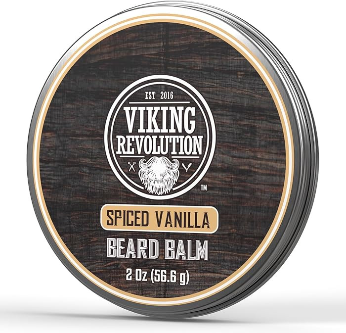 Viking Revolution - Beard Balm - Argan & Jojoba Oils - Styles, Strengthens & Softens - Mens Stock... | Amazon (CA)