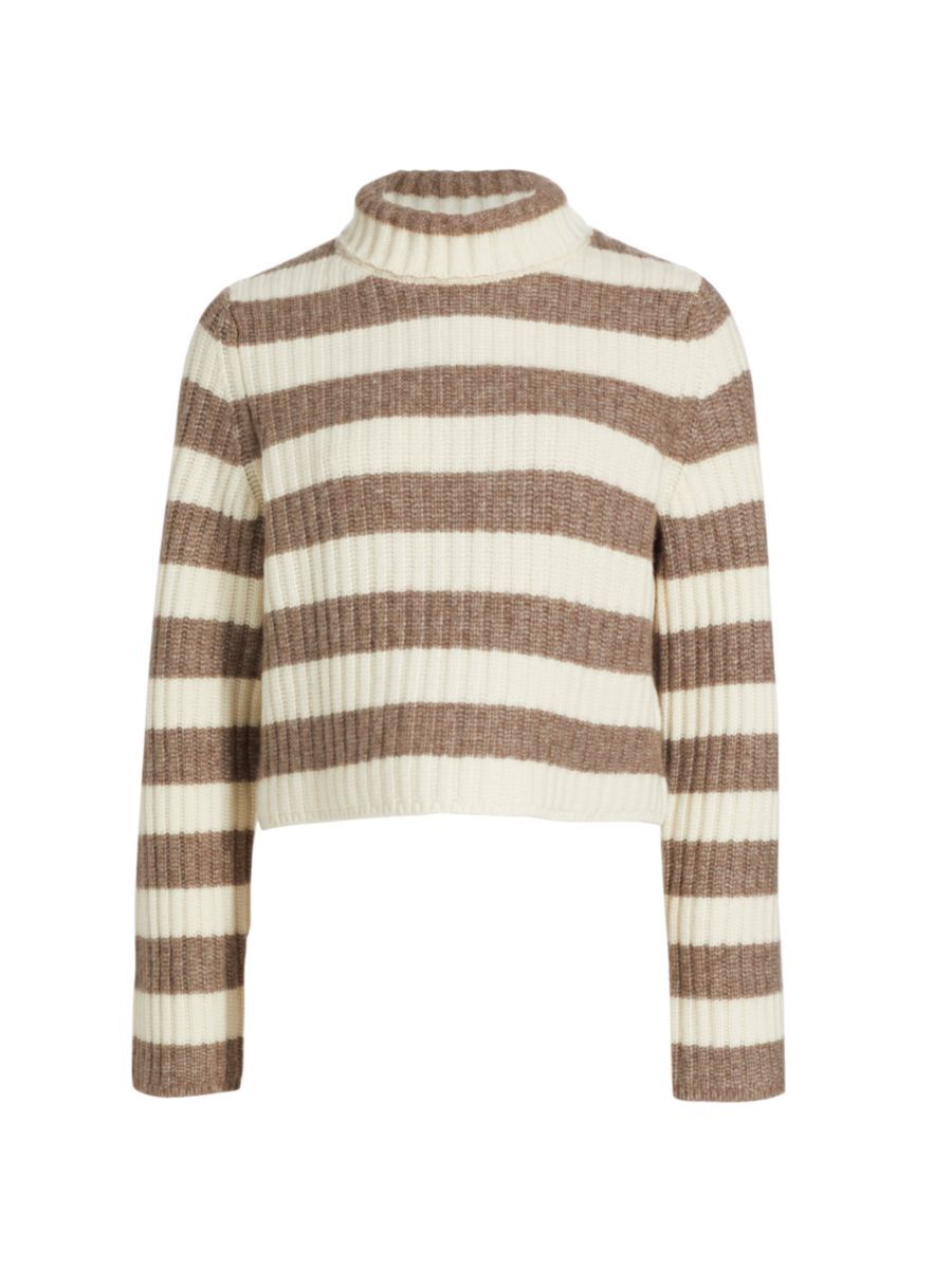 Shop Theory Striped Wool &amp; Cashmere Sweater | Saks Fifth Avenue | Saks Fifth Avenue