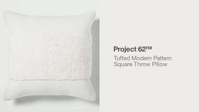 18"x18" Square Modern Tufted Throw Pillow - Project 62™ | Target