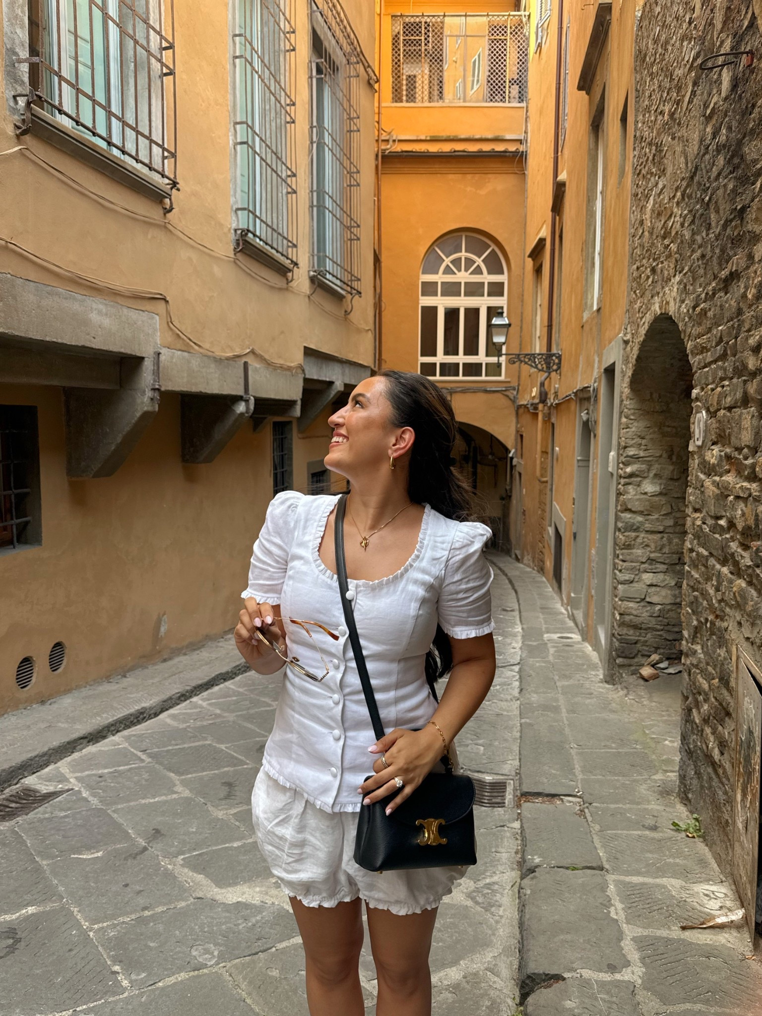 Linen matching set I wore in Italy! Size down to XS in top, small in bottoms 

#LTKSummerEdit #LTKFindsUnder100 #LTKStyleTip