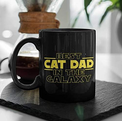 Cat gifts Men Best Cat Dad In The Galaxy Cat Lover Gift Cat Dad Mug Gift for Cat Dad Cat Owner Gi... | Amazon (US)
