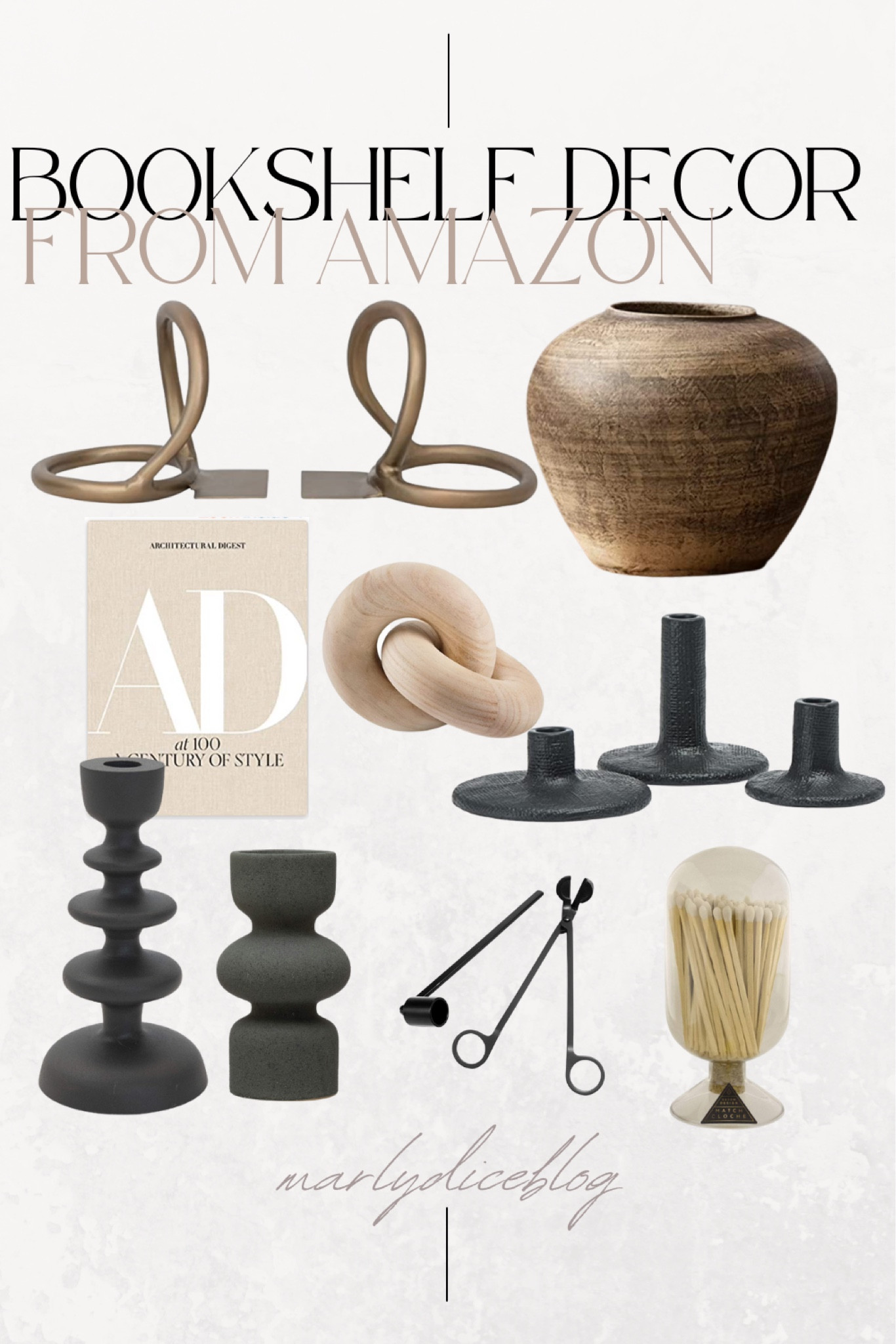 Amazon decor for your bookshelf! 

#LTKunder50 #LTKhome