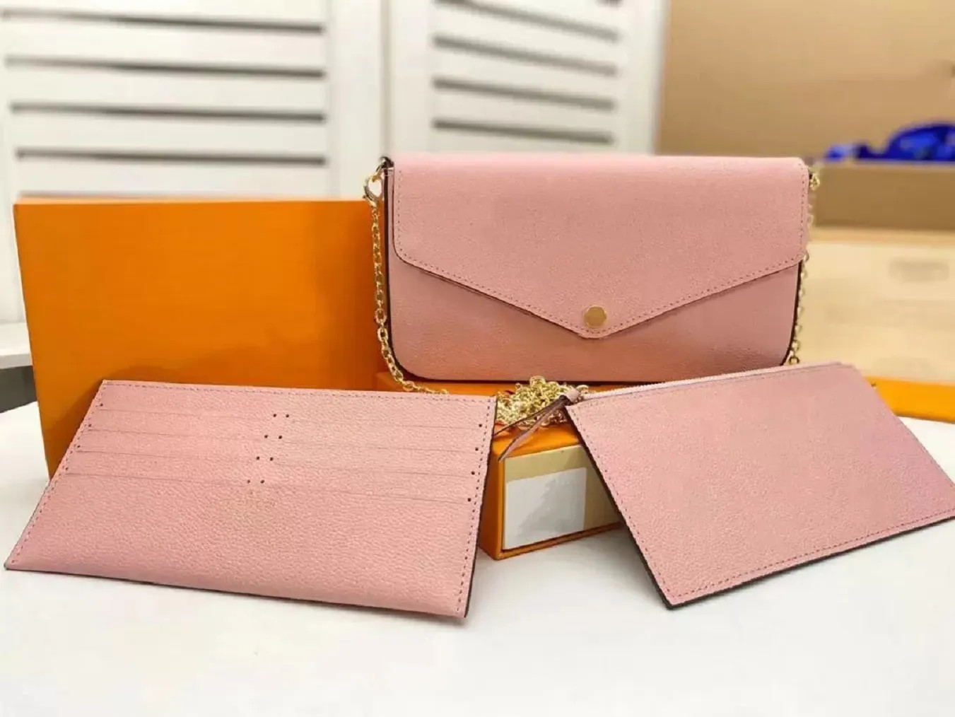 Luxurys Designers Bags Félicie Pochette High Quality Women bag 3 pcs in one lady fashion handbag... | DHGate
