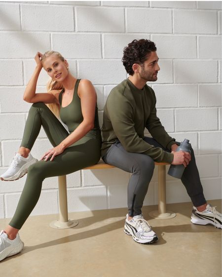 My AF YPB Collection is now live! Use code: AFKATHLEEN for 25% off sitewide! Wearing a small in top, small reg in pants, shoes run tts! Cort is wearing a medium in pullover and joggers, shoes are tts! #kathleenpost #abercrombie #afxkp

#LTKfindsunder100 #LTKSeasonal #LTKfitness