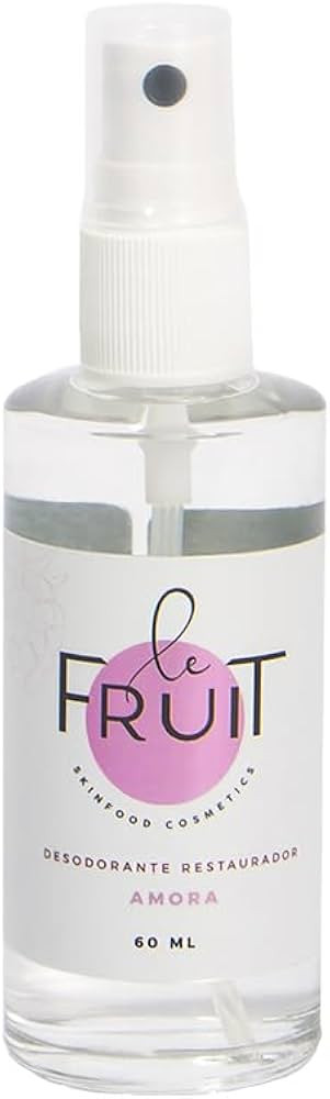 Desodorante Restaurador Amora - Le Fruit - Vegano - Com ácido hialurônico, sem alumínio, 60ml,... | Amazon (BR)