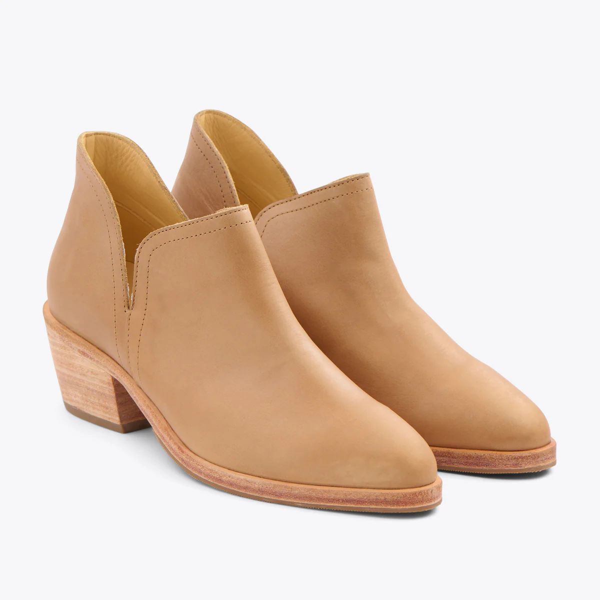 Everyday Ankle Bootie Almond | Nisolo