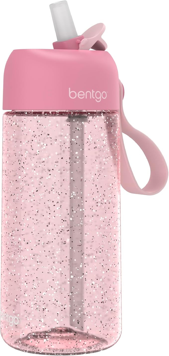 Bentgo® Kids Water Bottle - Glitter Design, Leak-Proof, Durable Tritan™ 15 oz Cup for Kids/Tod... | Amazon (US)