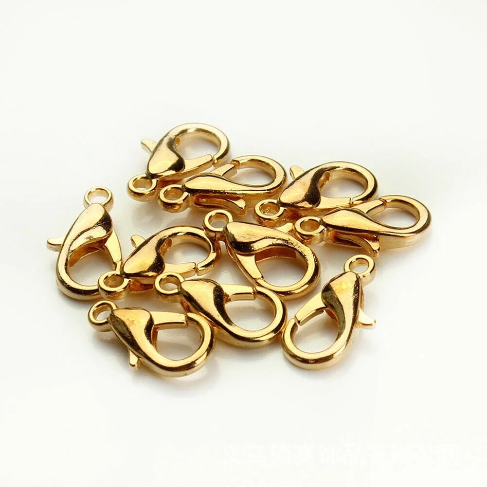 Magik 50 Pack Lobster Clasp Necklace Bracelets Jewelry Accessories DIY 10/12/14mm | Walmart (US)