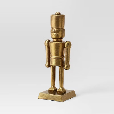 Small Gold Metal Nutcracker Christmas - Threshold™ | Target