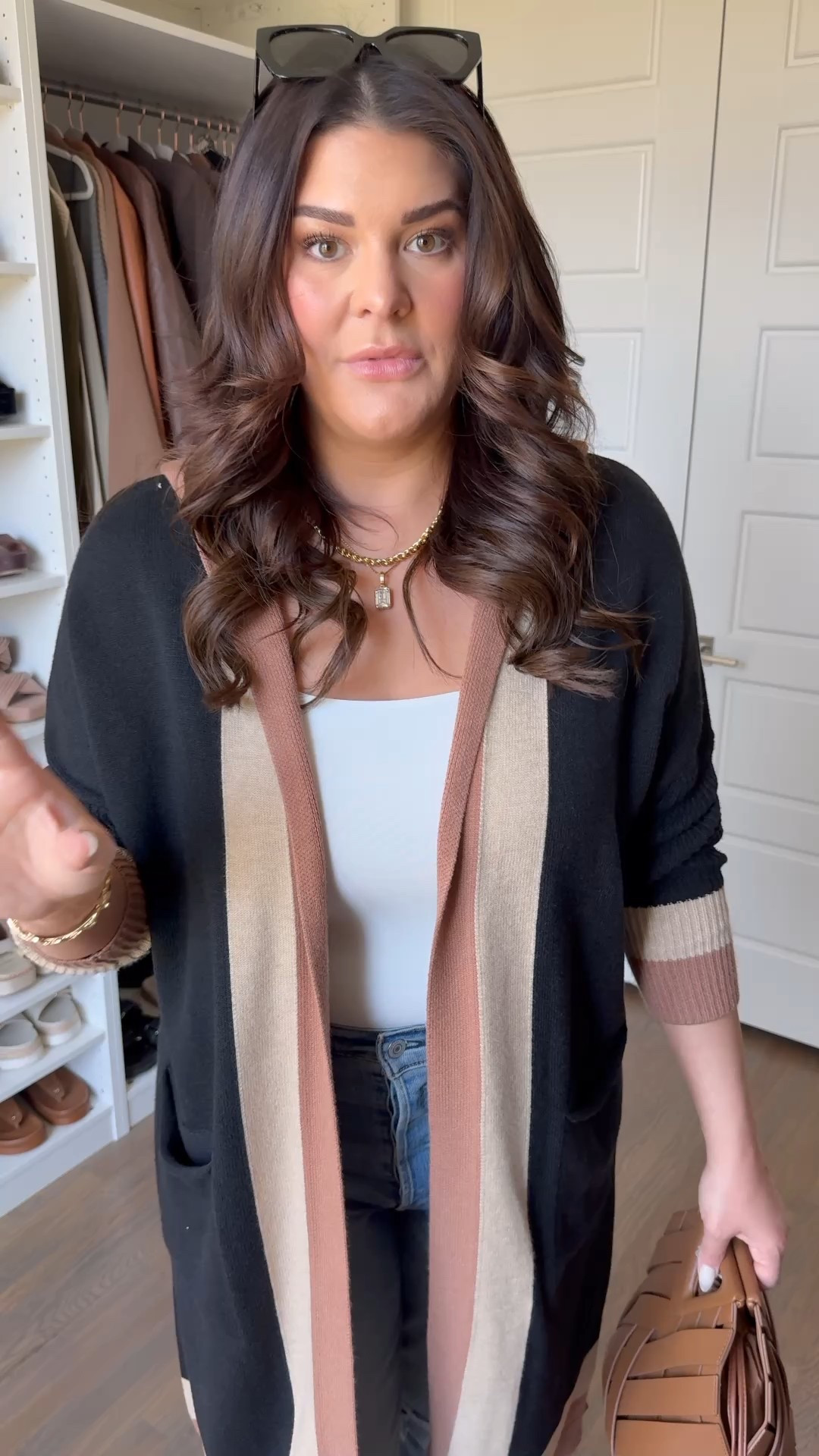 These "wedgie jeans" are blowing my mind! The way they lift and shape the booty is outstanding. Plus they fit like an absolute glove. And how cute is this hooded duster cardigan?

Cardigan & Tank: Large
Jeans: 32 Medium Stretch - Night Sight

millennial fashion, mom style, leggings outfit, Amazon fashion, midsize style, midsize mom style, updating my wardrobe, trendy style, cozy style, school pickup outfit

#midsizefashion #midsizestyle #amazonfinds #amazonfashion #amazonmusthaves #stylereels #fashionreels #casualfashion

#LTKMidsize #LTKFindsUnder50 #LTKSeasonal
