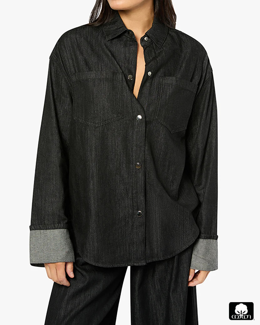 Denim Cuff Shirt | We Wore What