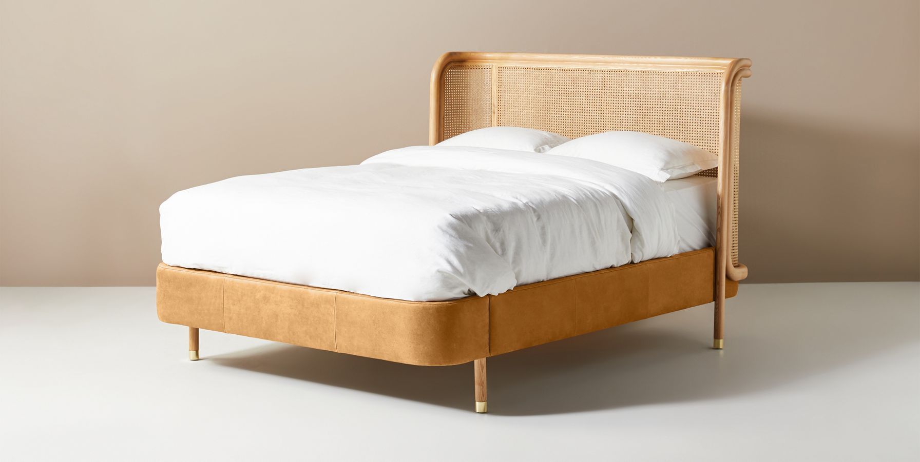 Heatherfield Leather Bed | Anthropologie (US)