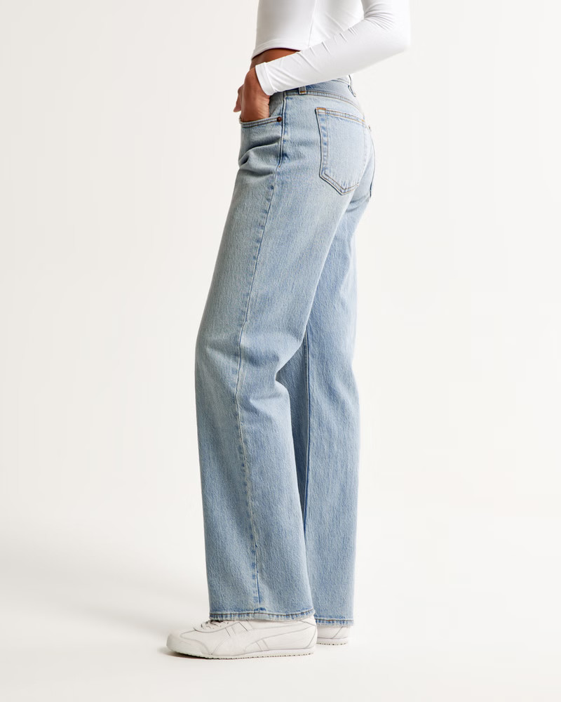 Women's Low Rise Baggy Jean | Women's Bottoms | Abercrombie.com | Abercrombie & Fitch (US)