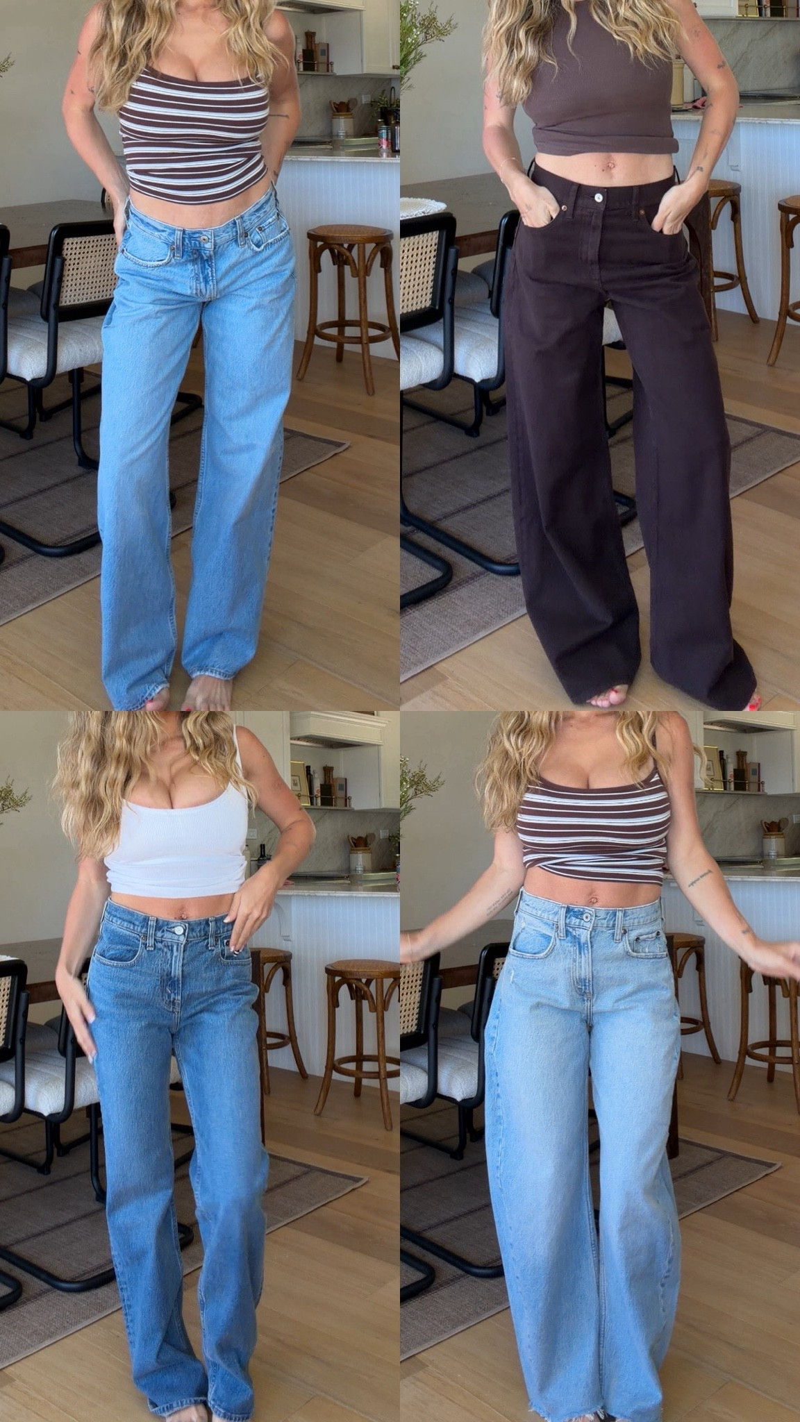 Top 2 size 25 bottom 2 size 24 
Use code DENIMAF for extra $$ off the sale prices!!

#LTKSaleAlert #LTKmomlife #LTKootd