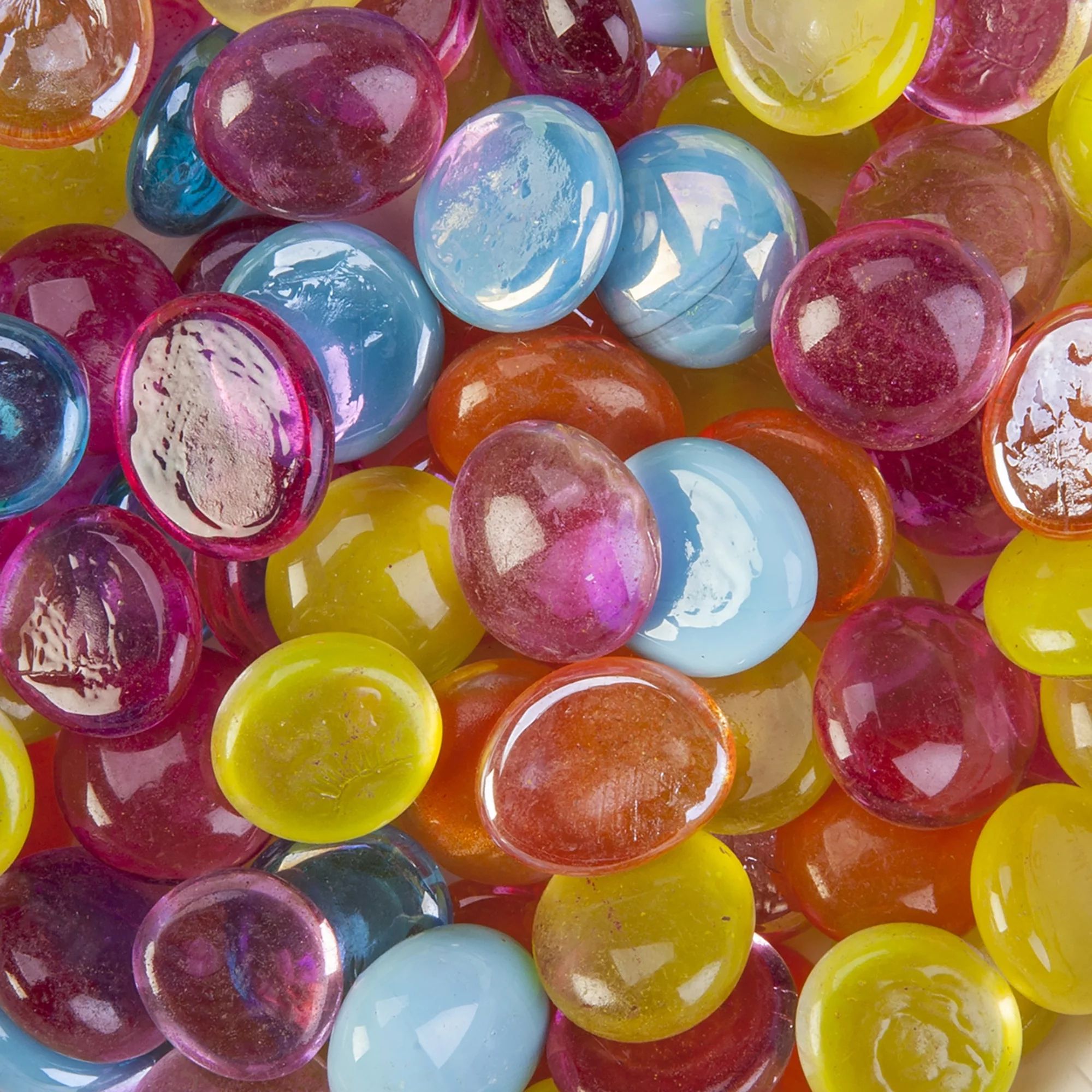 Akasha Decorative Tropical Glass Gems, 38 oz. Jar, Multicolor | Walmart (US)