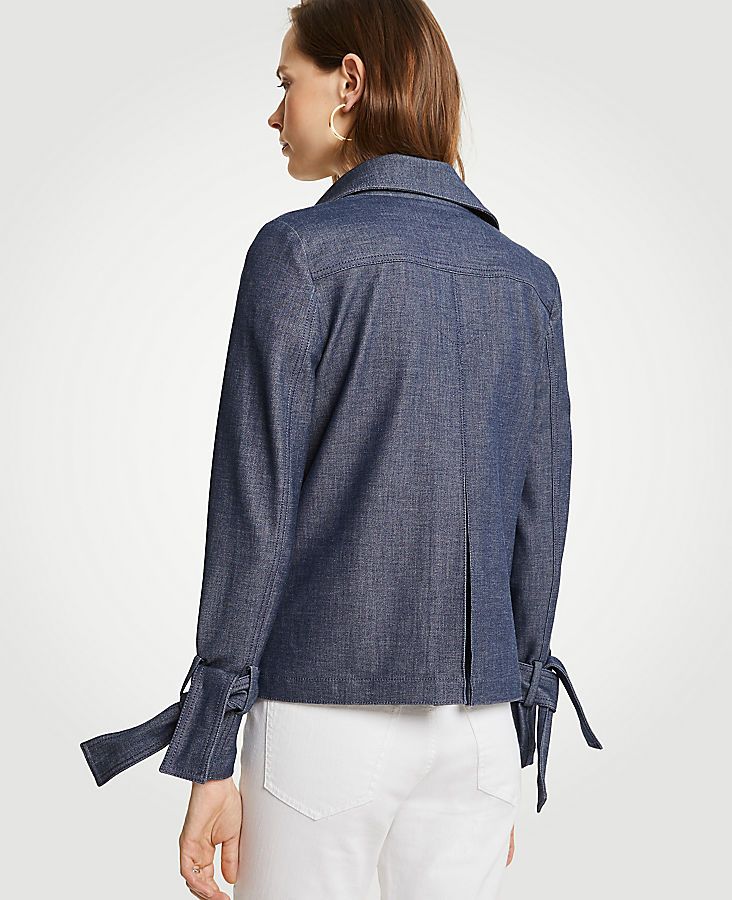 Chambray Trench Coat | Ann Taylor (US)