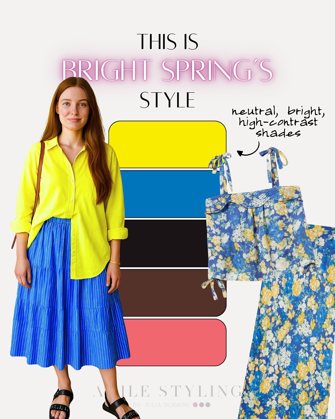 🌼 ALL FOUR SPRING types in color analysis!

From the delicate freshness of Light Spring to the bold vibrance of Bright Spring — the Spring family is all about energy, joy, and youthfulness. Each sub-season has its own vibe:

✨ Light Spring is soft and pastel-like, ideal for light-hearted, playful looks.
☀️ True Spring brings warm, light-filled colors with lots of cheer.
🌿 Warm Spring leans into richness and warmth — earthy yet vivid.
💥 Bright Spring is for the bold — neutral-based with ultra-saturated, high-contrast shades that feel electric.

No matter which Spring you are, your palette is here to energize your natural glow 💛 Learn how to style your palette with the link in bio!

#SpringColorPalette #ColorAnalysis #LightSpring #TrueSpring #WarmSpring #BrightSpring #SeasonalColorAnalysis #SpringStyle #PersonalStyle
