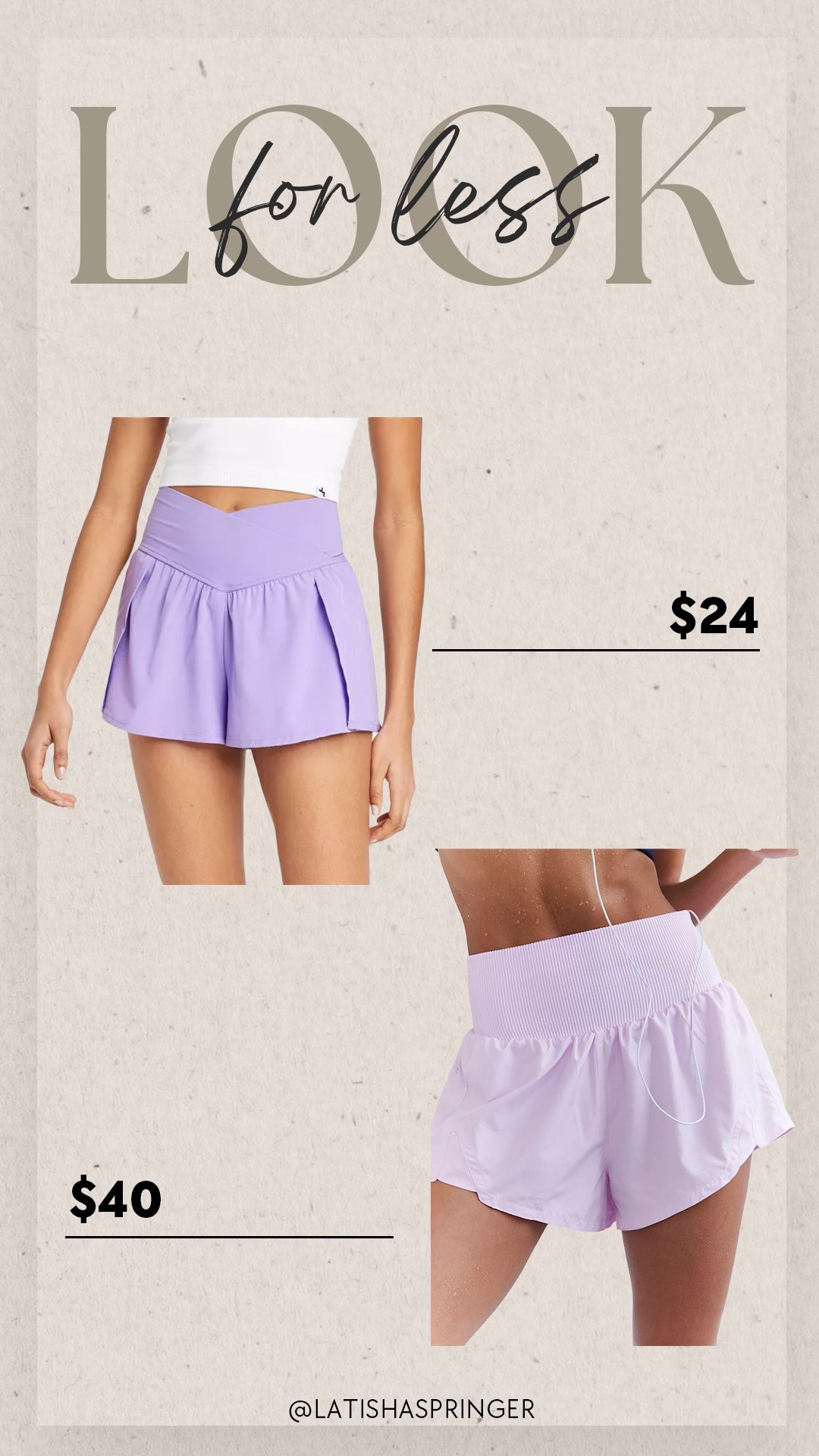 Save or splurge?! The perfect $24 version of the popular Free People movement shorts in the prettiest new spring color!

#saveorsplurge




#LTKSeasonal #LTKFindsUnder100 #LTKStyleTip