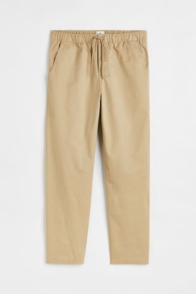 Relaxed Fit Twill Pull-on Pants | H&M (US + CA)