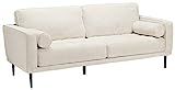 Signature Design by Ashley Caladeron Mid-Century Modern Chenille Sofa, Off-White | Amazon (US)