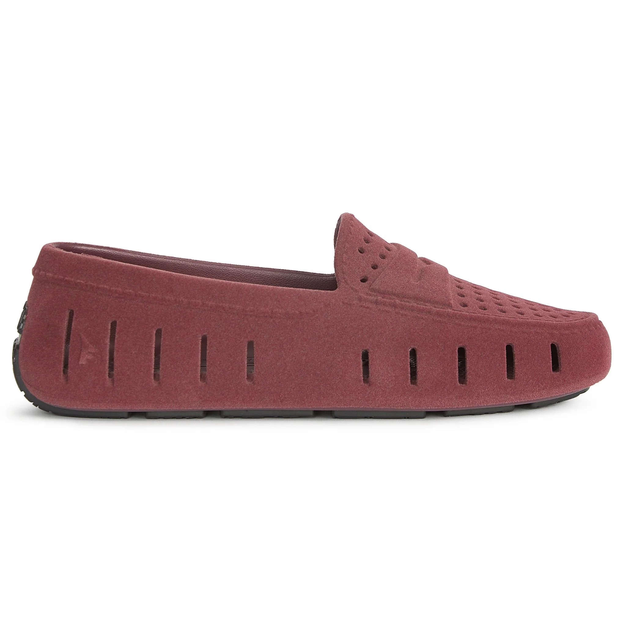 Women’s Posh Driver 3.0 Foam Shoe | Burgundy Vegan Suede | Floafers