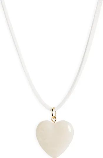 Puffed Heart Pendant Necklace | Nordstrom