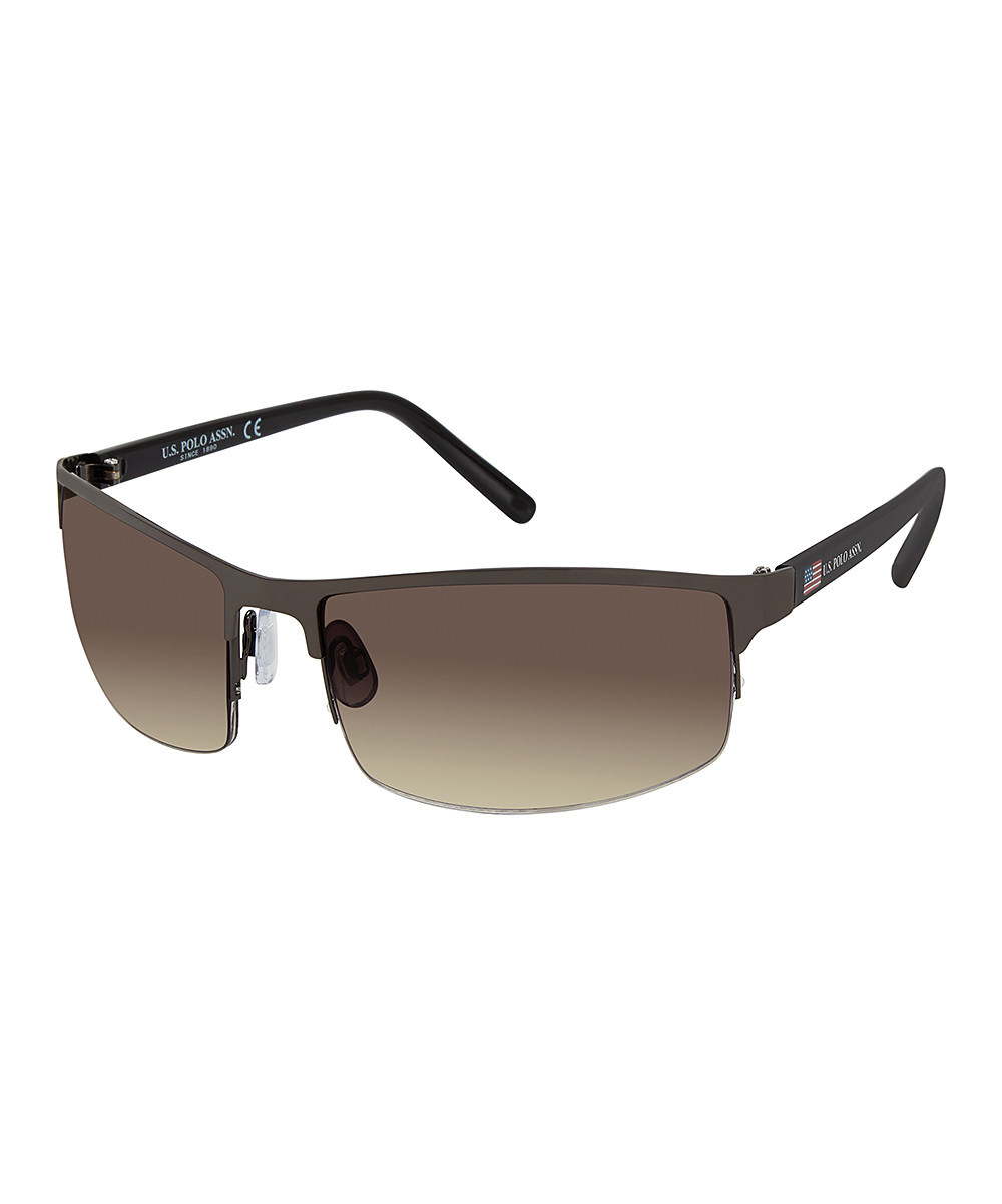 Gunmetal Wrap Sunglasses | Zulily