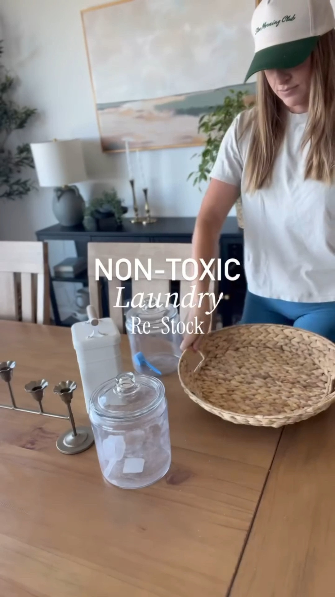 Non-toxic laundry restock day 🧺 

Comment WASH for the details 🔗 

Been using @mollys_suds in combination with @branchbasics oxygen boost for years and still love it! Clean clothes without the harsh toxic chemicals 😝 
Also love the beautiful glass jars from @walmart 😍

#LTKHome #LTKmomlife