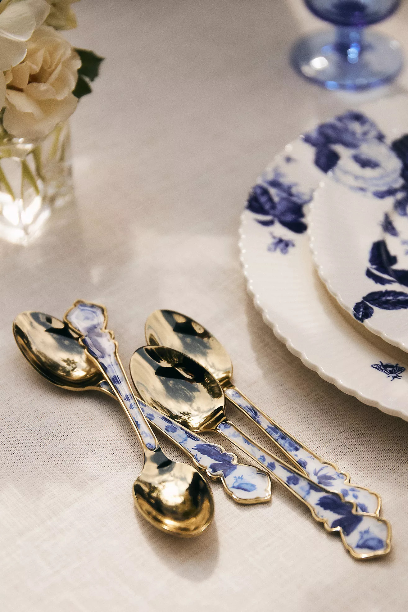 Abi Teaspoons, Set of 4 | Anthropologie (US)