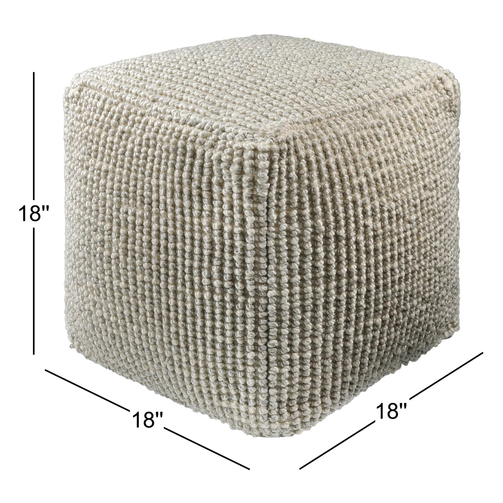 Amald Upholstered Pouf | Wayfair North America